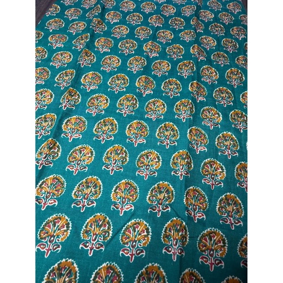 ISWEEA kurta Green Floral Print Dress and Pants Set - Size S - Picture 2 of 8